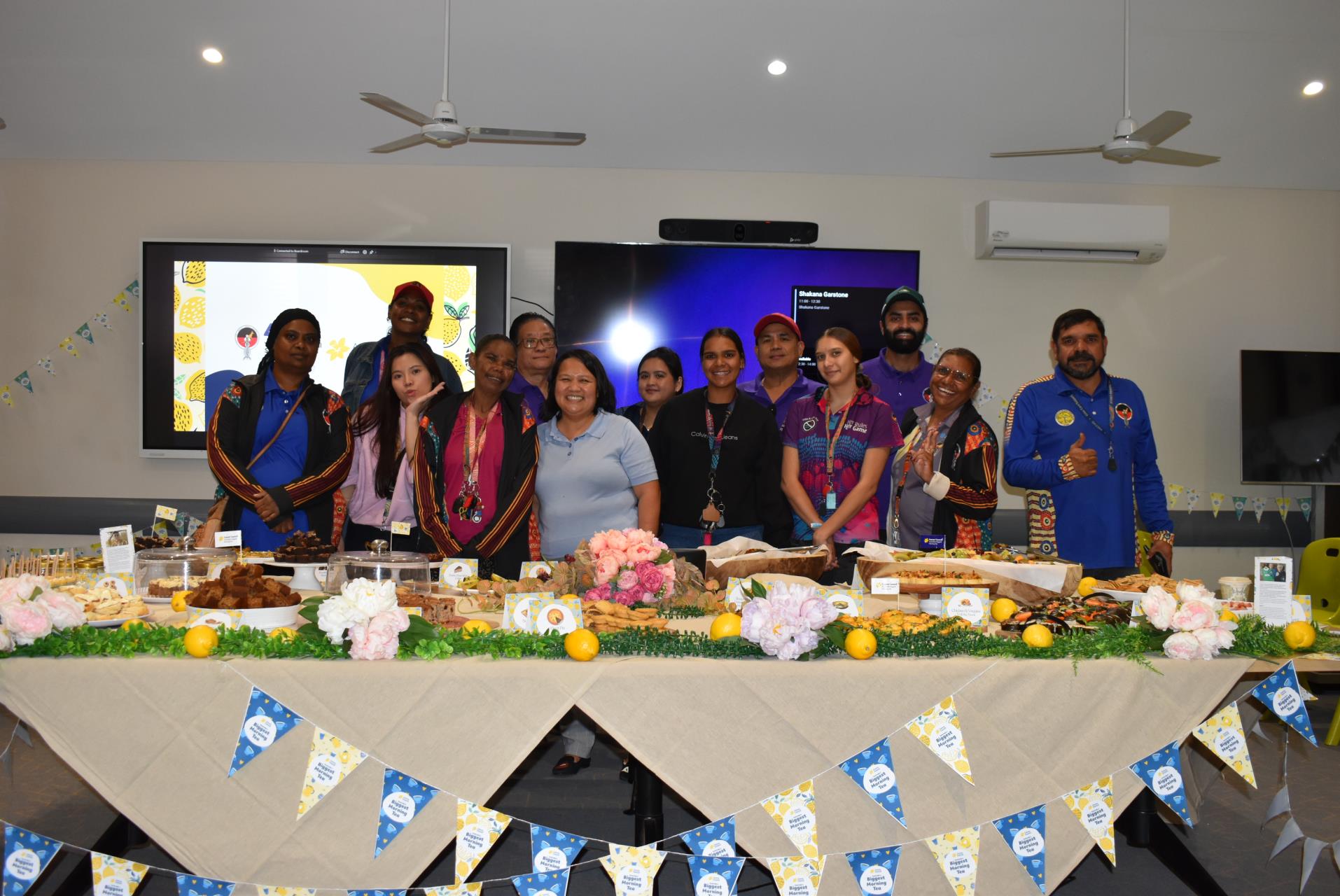 Yura Yungi Staff Unite for Cancer Council's Biggest Morning Tea and